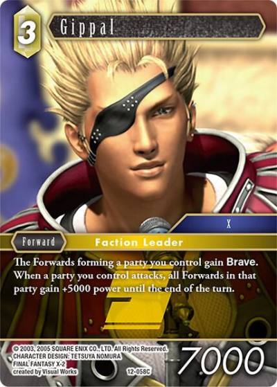 Gippal 12-058C Opus XII Final Fantasy card