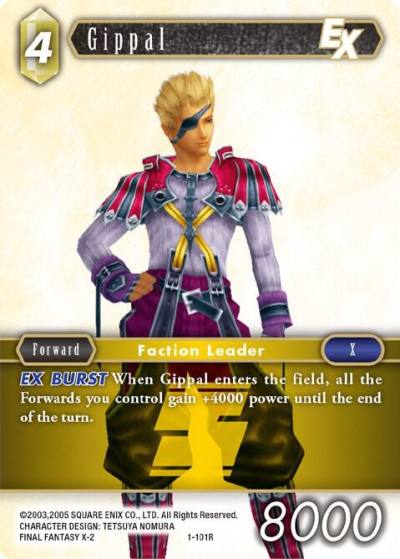 Gippal EX 1-101R Opus I Final Fantasy card