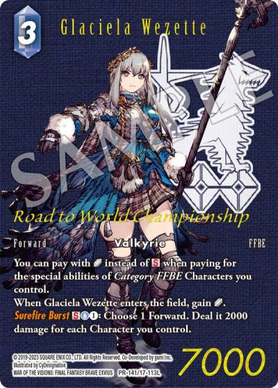 Glaciela Wezette PR-141 FF: Promo Cards Final Fantasy card
