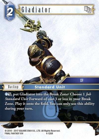 Gladiator 4-126R Opus IV Final Fantasy card