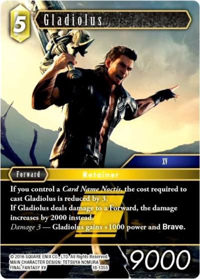 Gladiolus 18-135S Resurgence of Power Final Fantasy card