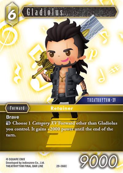 Gladiolus 29-066C Blissful Eternity Final Fantasy card