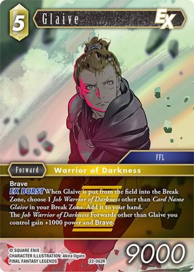 Glaive EX 22-062R Hidden Hope Final Fantasy card