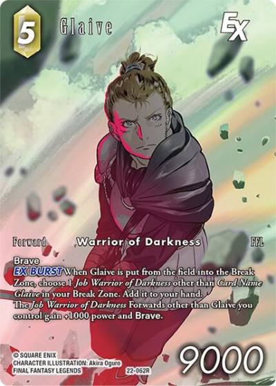 Glaive EX Full Art 22-062R Hidden Hope Final Fantasy card