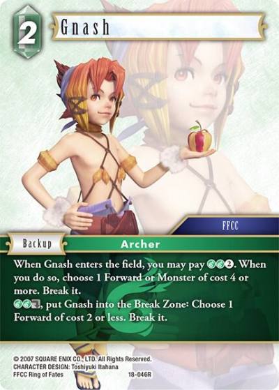 Gnash 18-046R Resurgence of Power Final Fantasy card