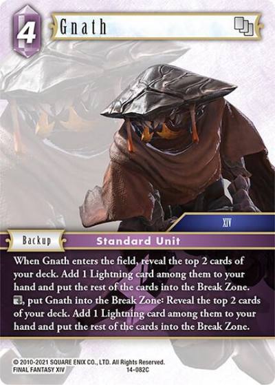 Gnath 14-082C Opus XIV: Crystal Abyss Final Fantasy card