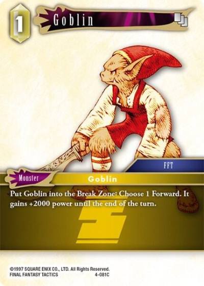 Goblin 4-081C Opus IV Final Fantasy card