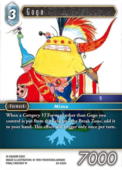 Gogo 24-022H Hidden Legends Final Fantasy card