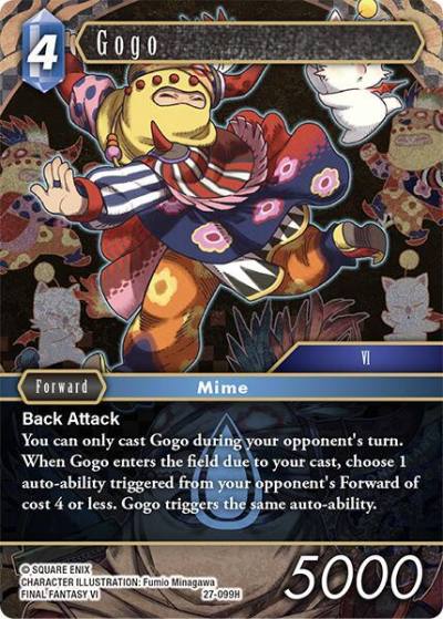 Gogo 27-099H Journey of discovery Final Fantasy card