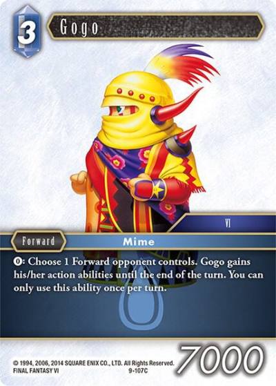 Gogo 9-107C Opus IX Final Fantasy card