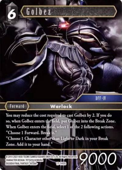 Golbez 17-140S Rebellion's Call Final Fantasy card