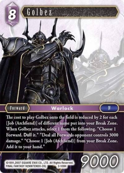 Golbez 2-109H Opus II Final Fantasy card