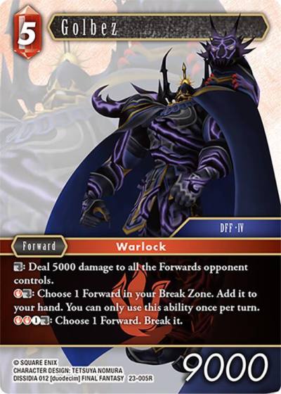 Golbez 23-005R Hidden Trials Final Fantasy card