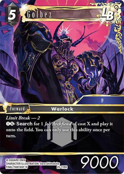 Golbez 25-118H Tears of the Planet Final Fantasy card