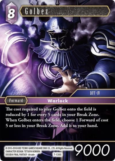 Golbez 7-138S Opus VII Final Fantasy card