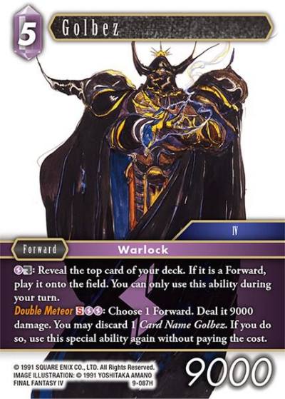 Golbez 9-087H Opus IX Final Fantasy card
