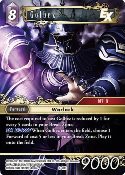 Golbez B-008 Boss Deck: Chaos Final Fantasy card