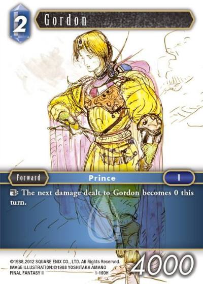 Gordon 1-160H Opus I Final Fantasy card