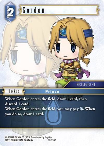 Gordon 17-116C Rebellion's Call Final Fantasy card