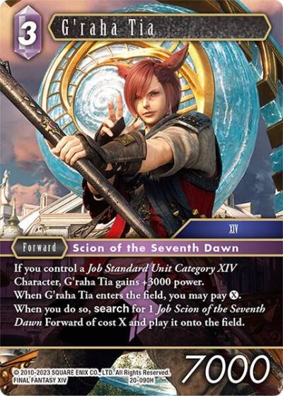 Graha Tia 20-090H Dawn of Heroes Final Fantasy card