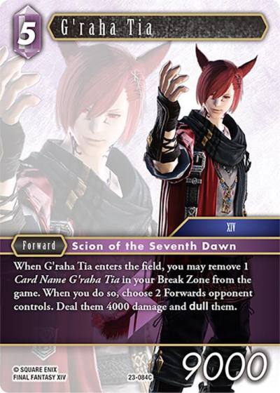 Graha Tia 23-084C Hidden Trials Final Fantasy card
