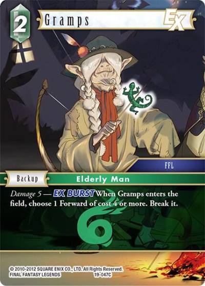 Gramps EX 19-047C From Nightmares Final Fantasy card