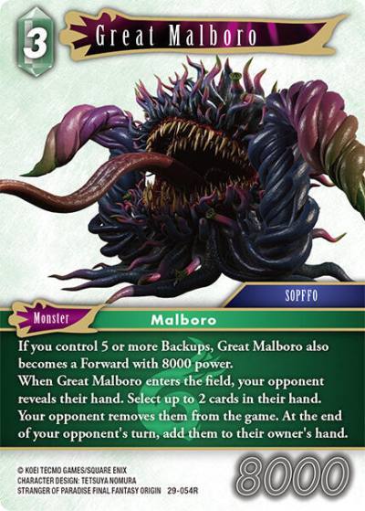 Great Malboro 29-054R Blissful Eternity Final Fantasy card