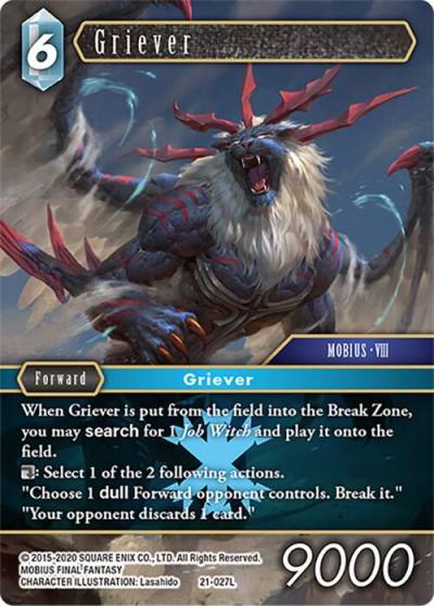 Griever 21-027L Beyond Destiny Final Fantasy card