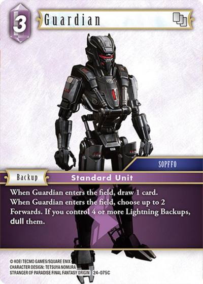 Guardian 24-075C Hidden Legends Final Fantasy card