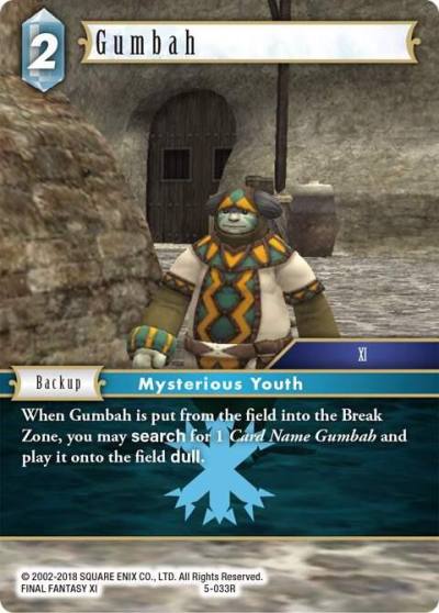 Gumbah 5-033R Opus V Final Fantasy card