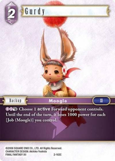 Gurdy 2-102C Opus II Final Fantasy card
