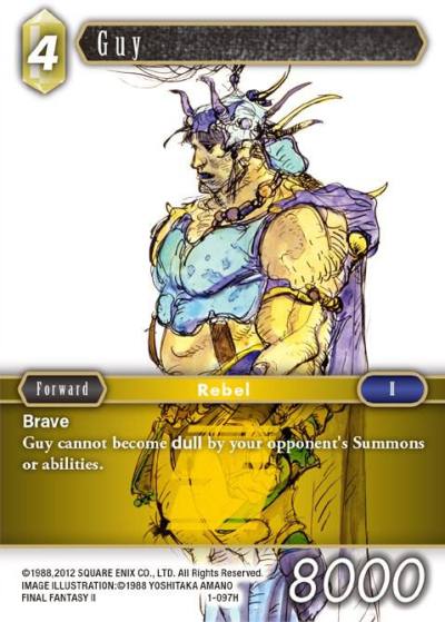 Guy 1-097H Opus I Final Fantasy card