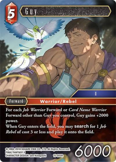 Guy 15-005R Crystal Dominion Final Fantasy card