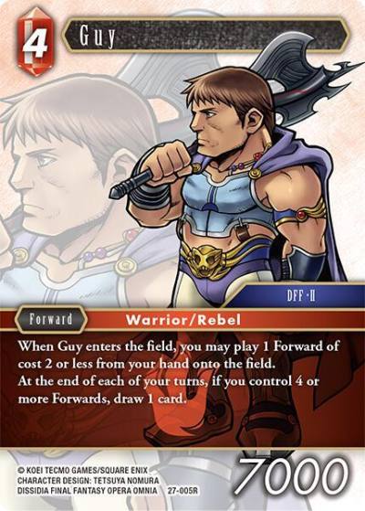 Guy 27-005R Journey of discovery Final Fantasy card