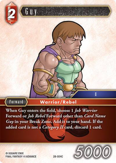 Guy 28-004C Dreamlike Oceans Final Fantasy card