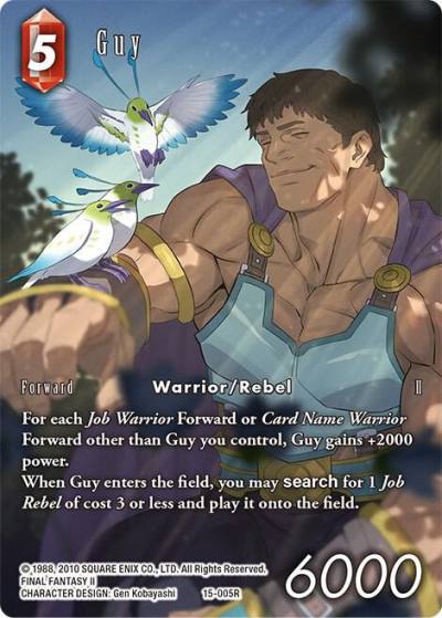 Guy Full Art 15-005R Crystal Dominion Final Fantasy card