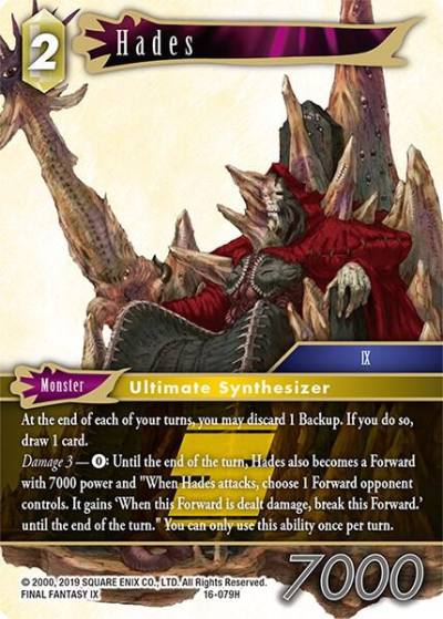 Hades 16-079H Emissaries of Light Final Fantasy card