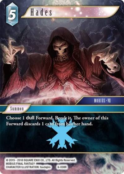 Hades 6-038R Opus VI Final Fantasy card