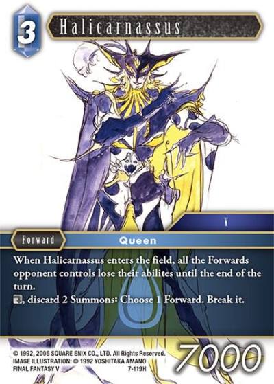 Halicarnassus 7-119H Opus VII Final Fantasy card