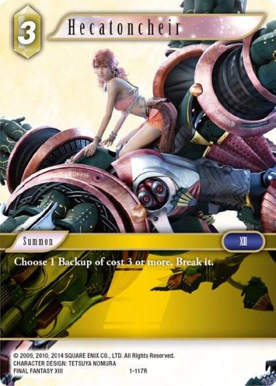Hecatoncheir 1-117R Opus I Final Fantasy card