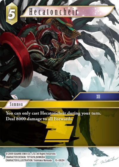 Hecatoncheir 15-082H Crystal Dominion Final Fantasy card