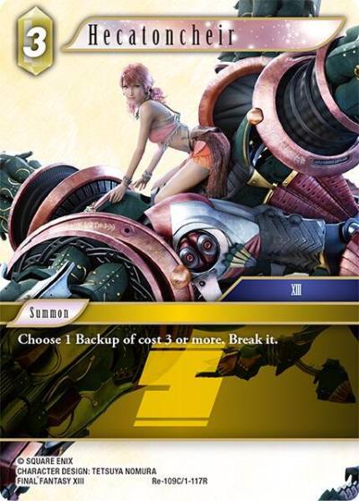 Hecatoncheir Re-109C/1-117R Legacy Collection Final Fantasy card
