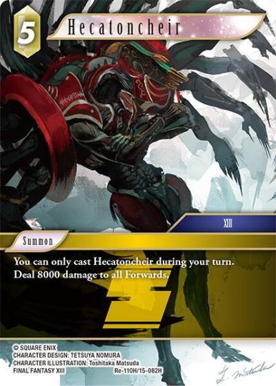 Hecatoncheir Re-110H/15-082H Legacy Collection Final Fantasy card