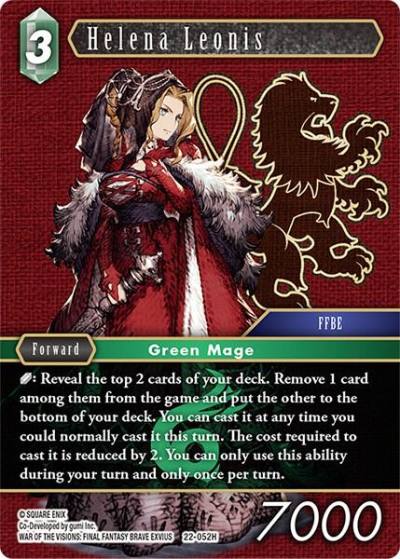 Helena Leonis 22-052H Hidden Hope Final Fantasy card