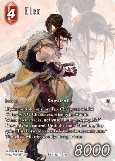 Hien Full Art Re-018L/17-016L Legacy Collection Final Fantasy card