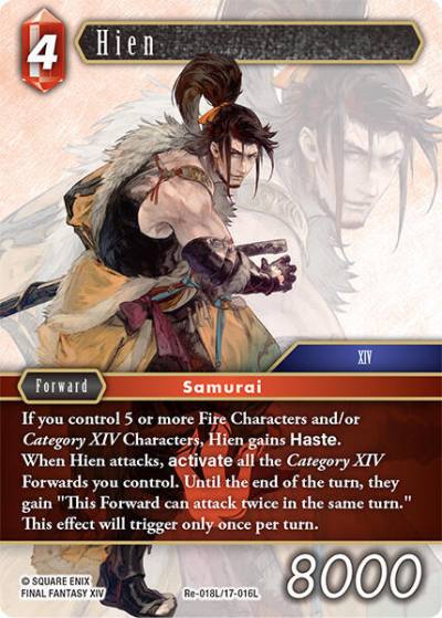 Hien Re-018L/17-016L Legacy Collection Final Fantasy card
