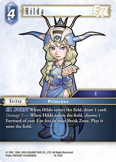 Hilda EX 15-116C Crystal Dominion Final Fantasy card