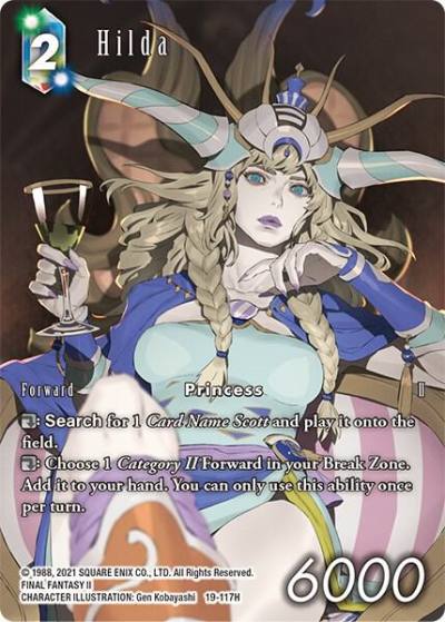 Hilda Full Art 19-117H From Nightmares Final Fantasy card