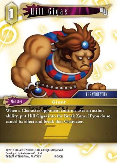 Hill Gigas 5-090R Opus V Final Fantasy card
