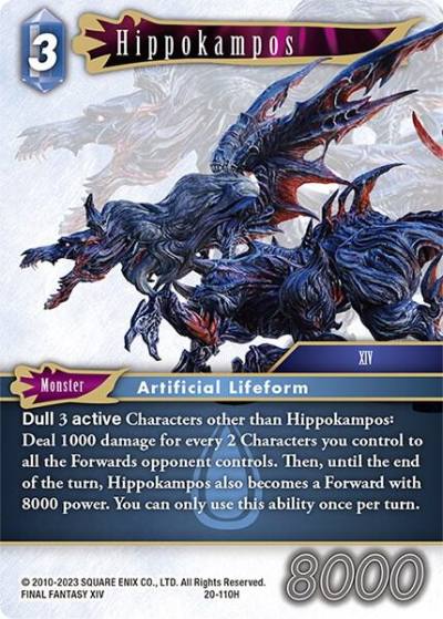 Hippokampos 20-110H Dawn of Heroes Final Fantasy card